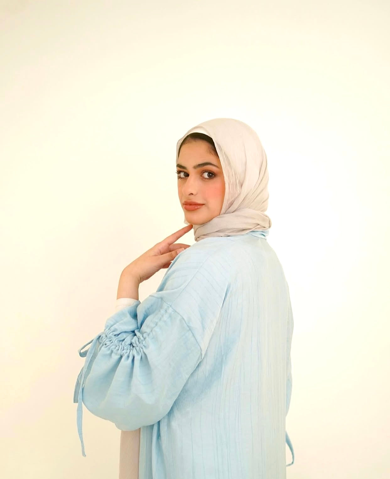 Fiorella Kimono-Baby Blue