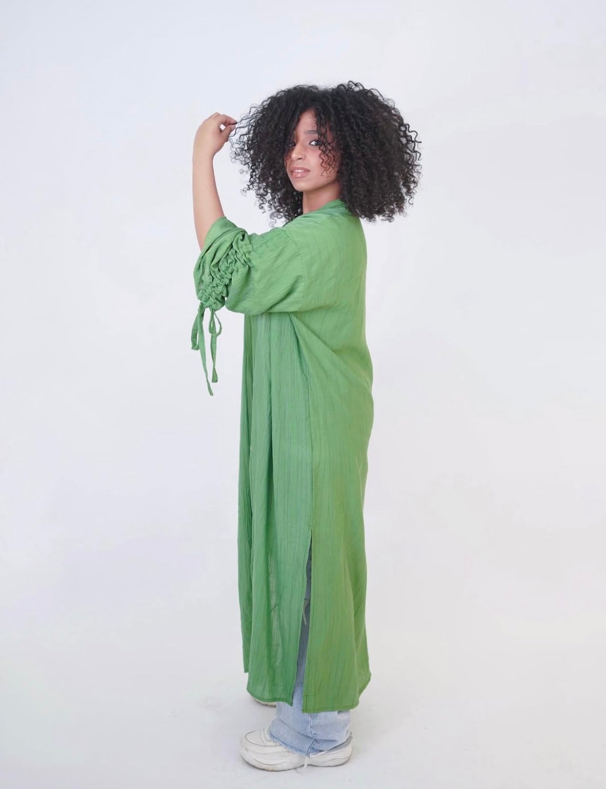 Fiorella Kimono-Green
