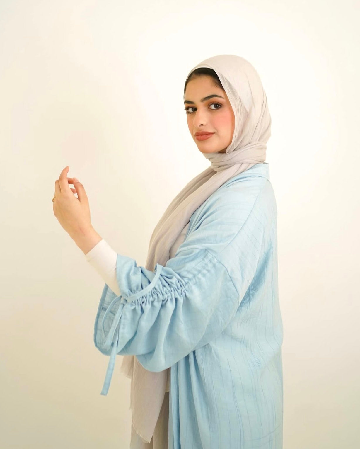 Fiorella Kimono-Baby Blue