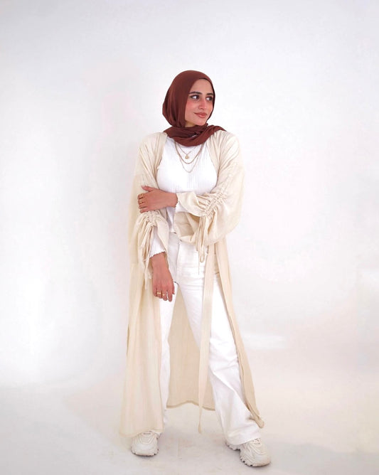 Fiorella Kimono-Beige